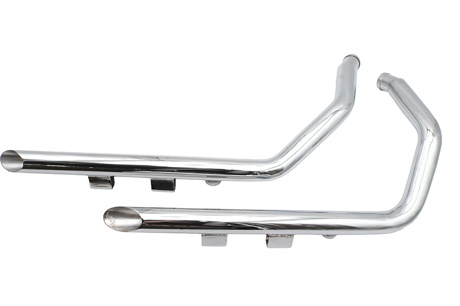 Ultima Exhaust 2 inch Drag Pipe Set Slash Cut Ends
