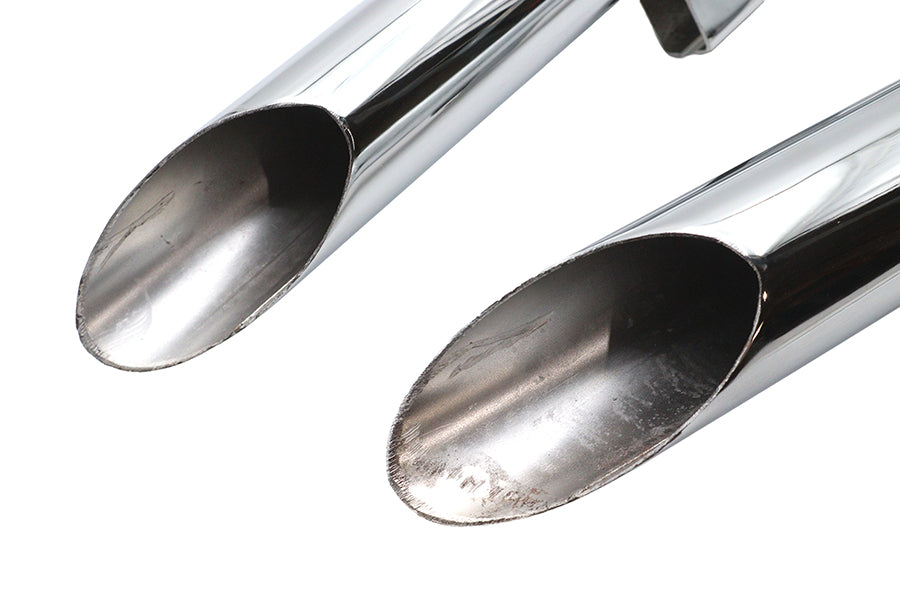 Ultima Exhaust 2 inch Drag Pipe Set Slash Cut Ends