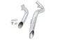Big Growl Exhaust Drag Pipe Short Shots Chrome