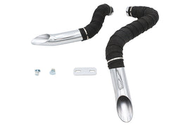 Big Growl Exhaust Drag Pipe Short Shots Chrome