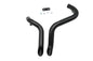 Big Growl Exhaust Drag Pipe Short Shots Black