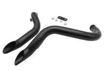 Load image into Gallery viewer, Big Growl Exhaust Drag Pipe Short Shots Black