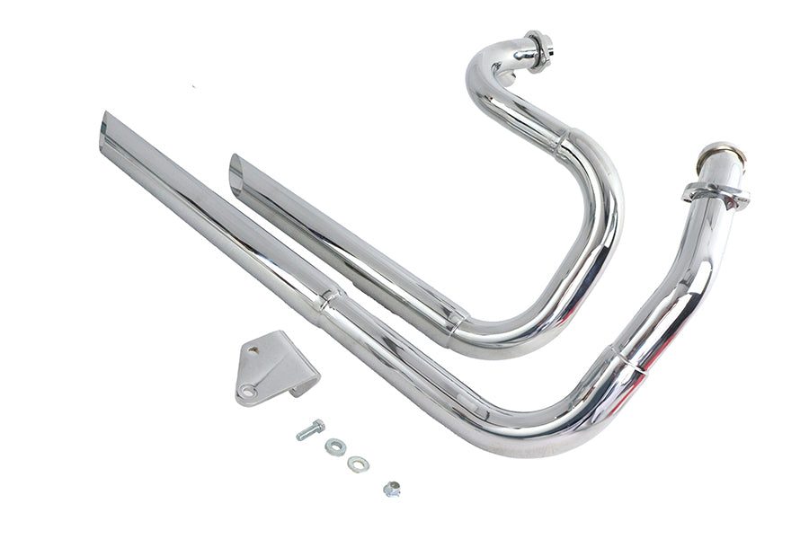 Factory Sample Exhaust Drag Pipe Set Slash Cut
