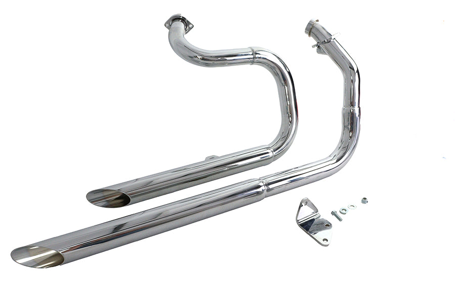 Factory Sample Exhaust Drag Pipe Set Slash Cut