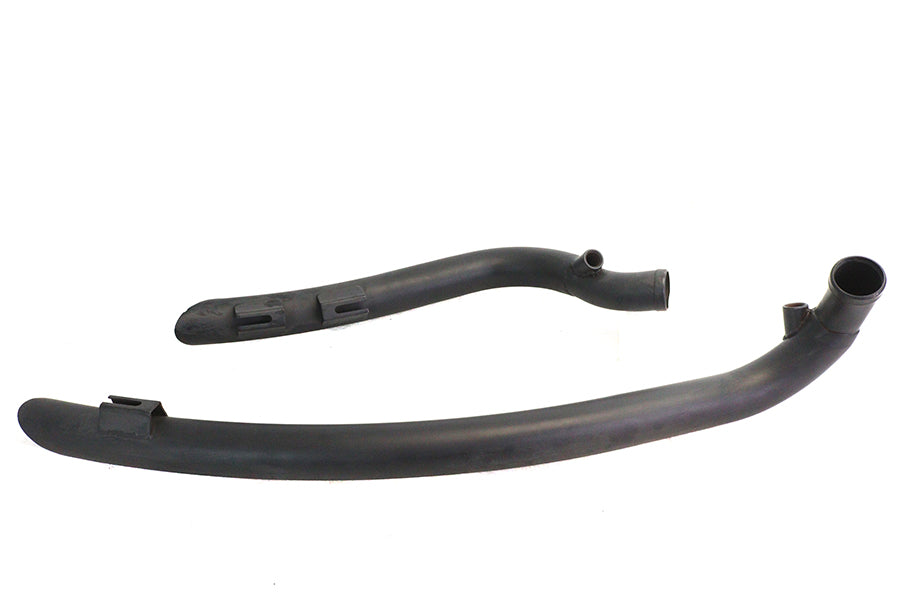 Factory Sample Curved Radius 2 inch Drag Pipe Set Black