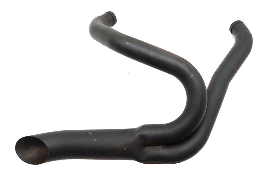 Factory Sample Black Wyatt Gatling 2 into 1 Exhaust Pipe