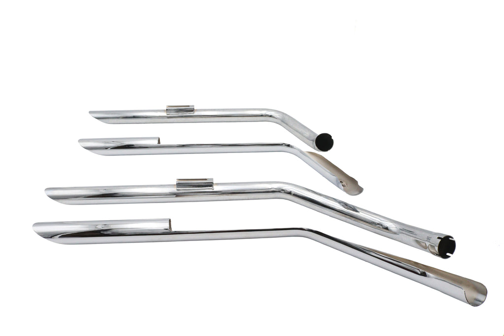 Factory Sample MCM Illusion Drag Pipe Set Chrome