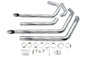 Wyatt Gatling FXST Street Fighter Drag Pipe Set Chrome