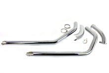 Load image into Gallery viewer, Wyatt Gatling Exhaust Drag Pipe Set Slash Cut Ends