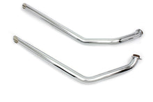 Load image into Gallery viewer, MCM Exhaust Drag Pipe Set Slash Cut Chrome