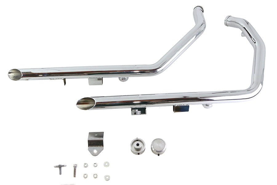 Wyatt Gatling Exhaust Drag Pipe Set Slash Cut