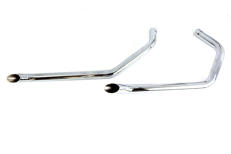 Factory Sample Wyatt Gatling Exhaust Drag Pipe Set Chrome