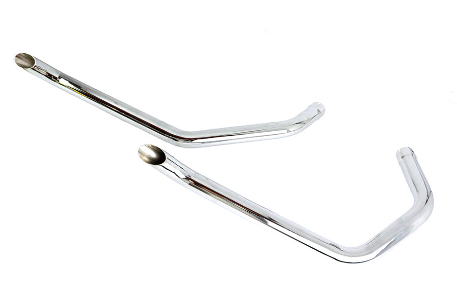 Factory Sample Wyatt Gatling Exhaust Drag Pipe Set Chrome