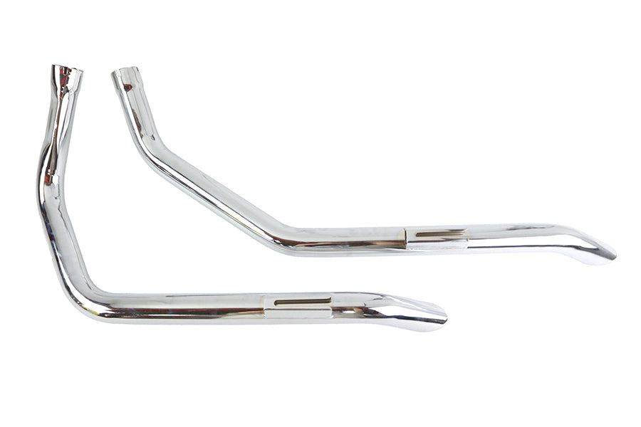 Factory Sample Wyatt Gatling Exhaust Drag Pipe Set Chrome