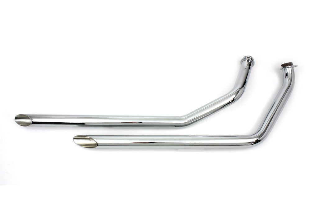 Factory Sample MCM Exhaust Drag Pipe Set Slash Cut
