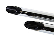Load image into Gallery viewer, Exhaust Drag Pipe Set with Short Black Slash Tips