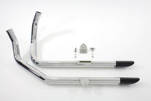 Load image into Gallery viewer, Wyatt Gatling Exhaust Drag Pipe Set With Black Slash Tips