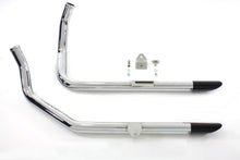 Load image into Gallery viewer, Wyatt Gatling Exhaust Drag Pipe Set With Black Slash Tips