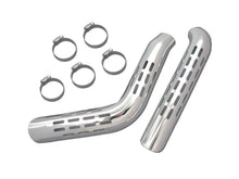 Load image into Gallery viewer, Exhaust Heat Shield Set Perforated Style Chrome