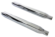 Load image into Gallery viewer, Muffler Set With Chrome Short Tapered End Tips