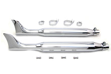 Load image into Gallery viewer, Chrome Fishtail Muffler Kit 30 inch