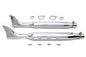Chrome Fishtail Muffler Kit 30 inch