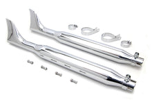 Load image into Gallery viewer, Chrome Fishtail Muffler Kit 30 inch
