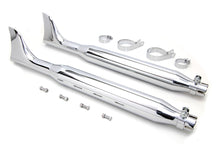 Load image into Gallery viewer, Chrome Fishtail Muffler Kit 30 inch