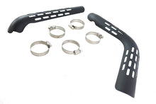 Load image into Gallery viewer, Exhaust Heat Shield Set Perforated Style Black