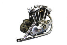 Load image into Gallery viewer, Replica 2 into 1 Exhaust Header Pipe Set Chrome