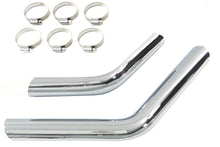 Load image into Gallery viewer, Drag Exhaust Pipe Heat Shield Set Chrome
