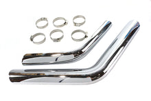 Load image into Gallery viewer, Drag Exhaust Pipe Heat Shield Set Chrome