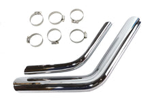 Load image into Gallery viewer, Drag Exhaust Pipe Heat Shield Set Chrome