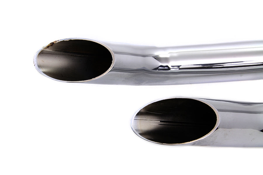 MCM FXE Goose Drag Pipe Set Chrome