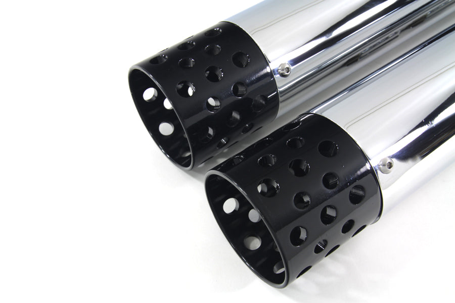 Muffler Set with Black Shooter Style Ends