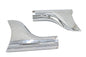 Chrome Fishtail Tip Set for 1-3/4 inch Muffler