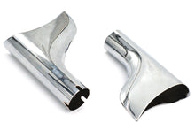 Load image into Gallery viewer, Chrome Fishtail Tip Set for 1-3/4 inch Muffler