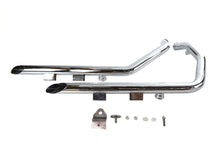 Load image into Gallery viewer, Wyatt Gatling Exhaust Drag Pipe Set Slash Cut Chrome