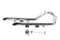 Wyatt Gatling Exhaust Drag Pipe Set Slash Cut Chrome