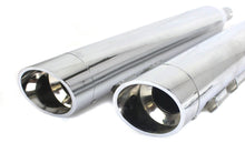 Load image into Gallery viewer, Wyatt Gatling Muffler Set Chrome with Chrome Slash Down Tip