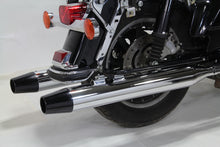 Load image into Gallery viewer, Wyatt Gatling Muffler Set with Black Long Tapered End Tips