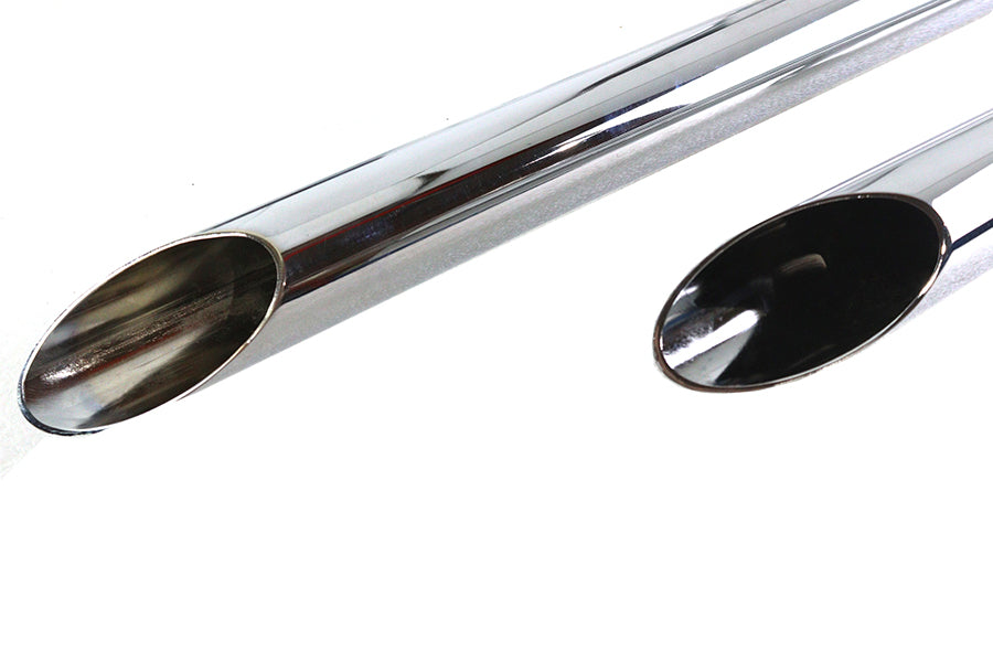 Exhaust Drag Pipe Kit Slash Cut Ends