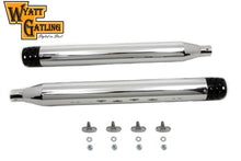 Load image into Gallery viewer, Wyatt Gatling Muffler Set with Black Shooter Style End Tips