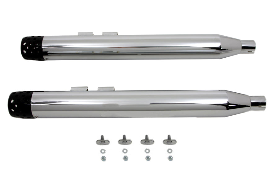 Wyatt Gatling Muffler Set with Black Shooter Style End Tips