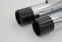 Load image into Gallery viewer, Muffler Set with Black Revolver End Tips