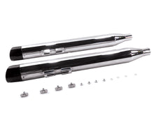 Load image into Gallery viewer, Chrome Muffler Set with Slash Cut End Tips