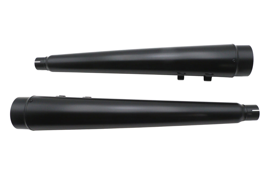 Ultima 4 inch Megaphone Muffler Set Black