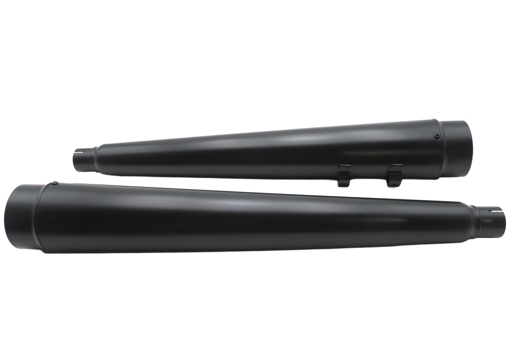 Ultima 4 inch Megaphone Muffler Set Black