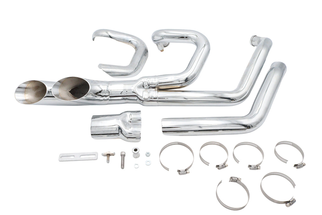 Wyatt Gatling Afterburner Exhaust System Chrome