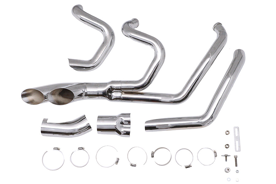 Wyatt Gatling Afterburner Exhaust System Chrome